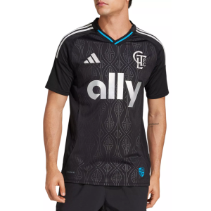 adidas Adult Charlotte FC 2025 Secondary Replica "The Fortress" Jersey, Men's, Small, Black