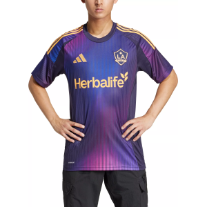 adidas Adult LA Galaxy 2025 Replica Secondary "RIZON" Jersey, Men's, Small, Blue