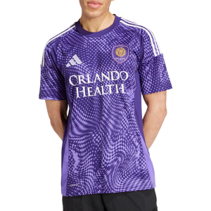 adidas Adult Orlando City 2025 Primary Replica "The Perfect Storm" Jersey, Men's, Small, Purple