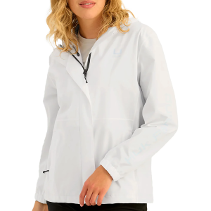 HUK Women's Storm Rain Jacket, XS, White