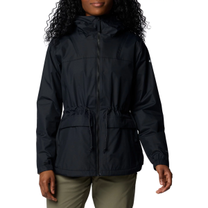 Columbia Women's Sweet Creek II Lined Rain Jacket, XS, Black