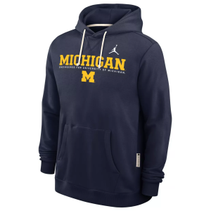 Jordan Jordan Men's Michigan Wolverines Standard Issue Pullover Hoodie, Medium, Blue - $100.00 at DICK'S Sporting Goods