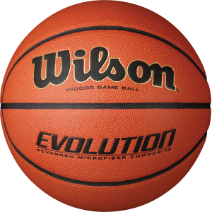 Wilson Evolution Game Basketball, 29.5 inches, Orange