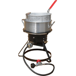 King Kooker 10-Quart Outdoor Cooking Package, Aluminum