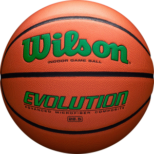 Wilson Evolution Color Game Basketball, 29.5 inches, Green
