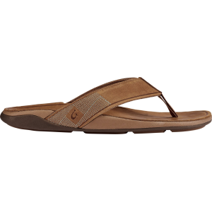 OluKai Men's Tuahine Sandals, Size 8, Toffee
