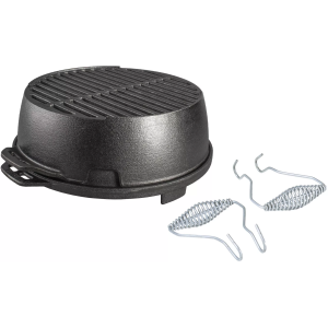 Lodge Lodge 12" Cast Iron Round Grill, Black - $99.99 at DICK'S Sporting Goods