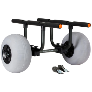 Wilderness Systems Heavy Duty Kayak and Canoes Cart with Inflatable Beach Wheels, Black