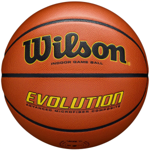 Wilson Wilson Evolution Game Basketball - DSG Exclusive, Black/Athletic Gold - $99.99 at DICK'S Sporting Goods