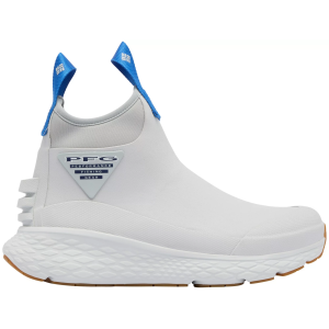 Columbia Women's PFG Pro Sport Boot, Size 6, Grey Ice/Vivid Blue