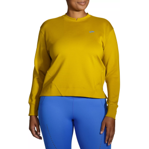 Brooks Women's Run Within Sweatshirt, XS, Golden Hour