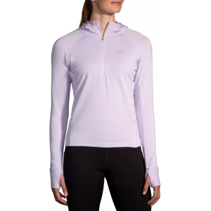 Brooks Brooks Women's Notch Thermal Hoodie 2.0, XS, Light Purple - $98.00 at DICK'S Sporting Goods