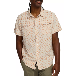 Howler Brothers Men's Open Country Tech Shirt, Small, Rancher Floral/Sand