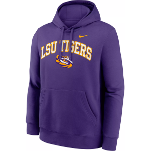 Nike Nike Men's LSU Tigers Court Purple Club Fleece Arch Pullover Hoodie, Small - $95.00 at DICK'S Sporting Goods