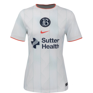 Nike Women's Bay FC 2025 White Home Replica Jersey, Medium
