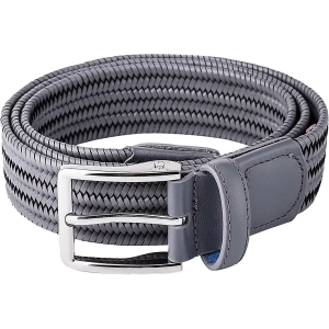 Ghost Golf GHOST GOLF Men's Phil Leather Webbed Golf Belt, Size 32, Grey - $95.00 at DICK'S Sporting Goods