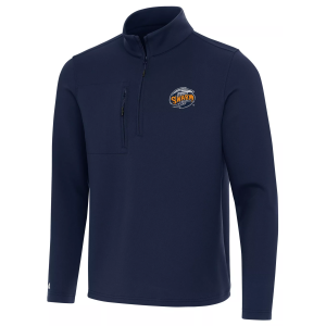 Antigua Antigua Men's Georgia Swarm Navy Insider Quarter-Zip Pullover, Medium, Blue - $94.99 at DICK'S Sporting Goods