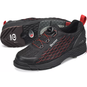 Dexter Dexter The C9 Knit Boa Bowling Shoe, Men's, Size 6, Black/Red - $259.99 at DICK'S Sporting Goods