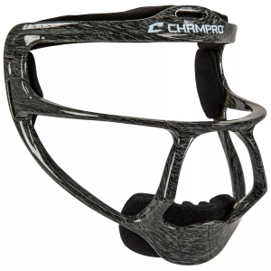 CHAMPRO Women's Rampage Lightweight Magnesium Softball Fielder's Facemask, Heather Black