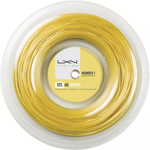 Wilson Luxilon 4G Rough 16L Tennis String - 200M Reel, Gold