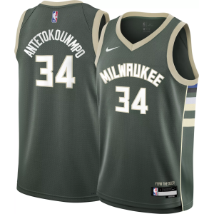 Nike Nike Youth Milwaukee Bucks Giannis Antetokounmpo #34 Green Swingman Jersey, Large - $19.97 at DICK'S Sporting Goods