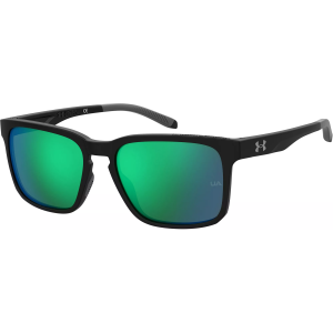 Under Armour Assist 2 Sunglasses, Men's, Black/Emerald