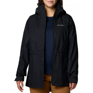 Columbia Women's Hikebound II Long Rain Jacket, XS, Black