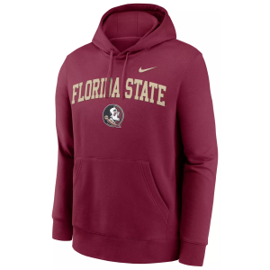 Nike Nike Adult Florida State Seminoles Club Fleece Team Maroon Hoodie, Men's, Large, Red - $90.00 at DICK'S Sporting Goods