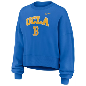 Jordan Nike Women's UCLA Bruins Signal Blue Phoenix Arch Oversized Crew Pullover Sweatshirt, Medium - $90.00 at DICK'S Sporting Goods