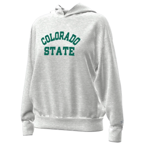 Under Armour Women's Colorado State Rams Grey Icon Fleece Pullover Hoodie, Small, Gray