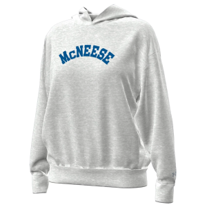 Under Armour Women's McNeese State Cowboys Grey Icon Fleece Pullover Hoodie, Small, Gray