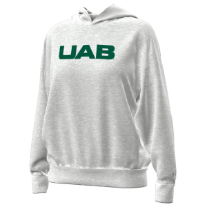 Under Armour Women's UAB Blazers Grey Icon Fleece Pullover Hoodie, Small, Gray