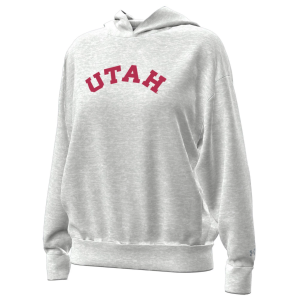 Under Armour Women's Utah Utes Grey Icon Fleece Pullover Hoodie, Small, Gray