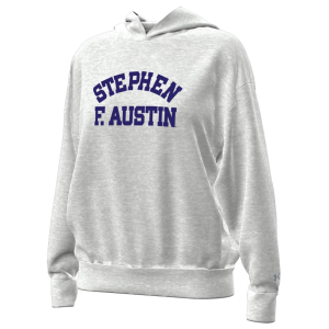 Under Armour Women's Stephen F. Austin Lumberjacks Grey Icon Fleece Pullover Hoodie, Small, Gray