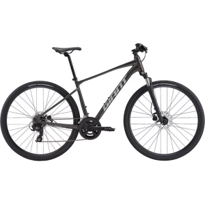 Giant Adult 700C Roam Disc 4 Hybrid Bike, Men's, Small, Stealth Chrome