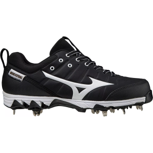 Mizuno Mizuno 9-Spike Swift 7 Metal Fastpitch Softball Cleats, Black/White - $63.97 at DICK'S Sporting Goods