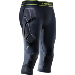 Storelli Men's BodyShield GK 3/4 Leggings 2, Large, Black