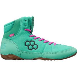 Rudis Kids' Colt 3.0 Wrestling Shoes, Size 2, Teal/Purple
