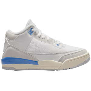 Air Jordan Kids' Preschool Jordan 3 Retro Basketball Shoes, Size 11, White/Blue