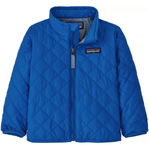 Patagonia Infants' Nano Puff Jacket, 6M, Bayou Blue/Lght Plme Grey