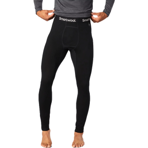 Smartwool Men's Classic All-Season Merino Baselayer Bottoms, Small, Black