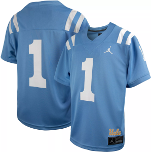 Jordan Youth UCLA Bruins #1 True Blue Replica Football Jersey, Large