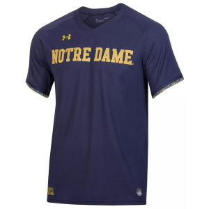 Under Armour Youth Notre Dame Fighting Irish Navy Replica Basketball Jersey, Medium, Blue