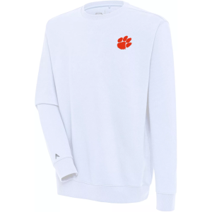 Antigua Antigua Men's Clemson Tigers White Victory Pullover Crewneck, Small - $79.99 at DICK'S Sporting Goods
