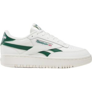 Reebok Women's Club C Double Shoes, Size 6, White/Green