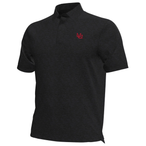 Under Armour Men's Utah Utes Black Aura Polo, Small
