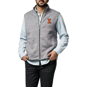 League-Legacy League-Legacy Men's Illinois Fighting Illini Grey Saranac Vest, XXL, Gray - $80.00 at DICK'S Sporting Goods