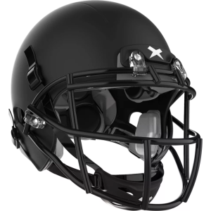 Xenith Youth X2E+ 2023 Football Helmet - Matte Finish, Kids, Medium, Matte Black/Black