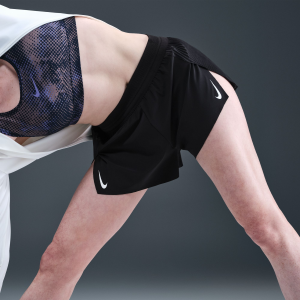 Nike AeroSwift Women's Dri-FIT ADV Mid-Rise 3" Brief-Lined Running Shorts, XS, Black