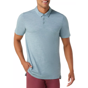 Smartwool Men's Everyday Exploration Merino Polo, Medium, Lead Heather